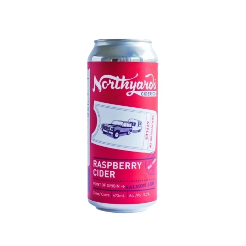 NORTHYARDS RASPBERRY CIDER 473ML CAN @ Kelowna [1057000] 473 ml