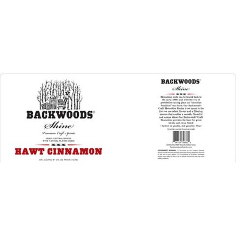 Backwoods Hawt Cinnamon Moonshine 750ML BTL