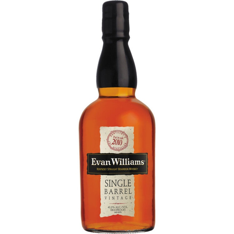 EVAN WILLIAMS STRAIGHT BOURBON SINGLE BARREL 86.6 750ML 750ML
