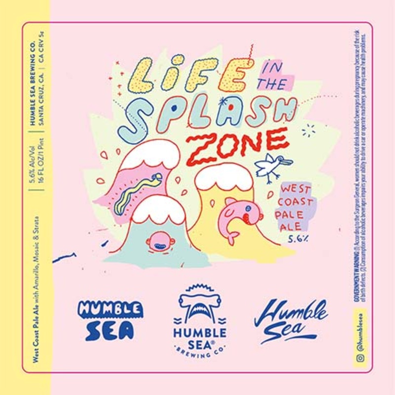 Humble Sea Life In The Splash Zone West Coast Pale Ale 16OZ SINGLE CAN