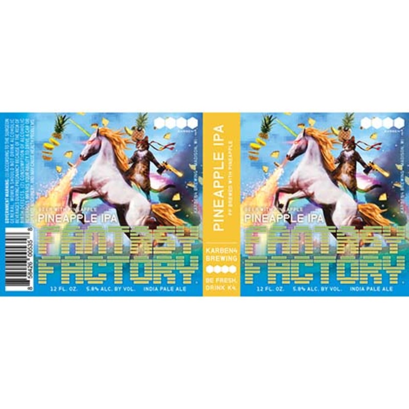 Karben4 Fantasy Factory Pineapple IPA 16OZ SINGLE CAN