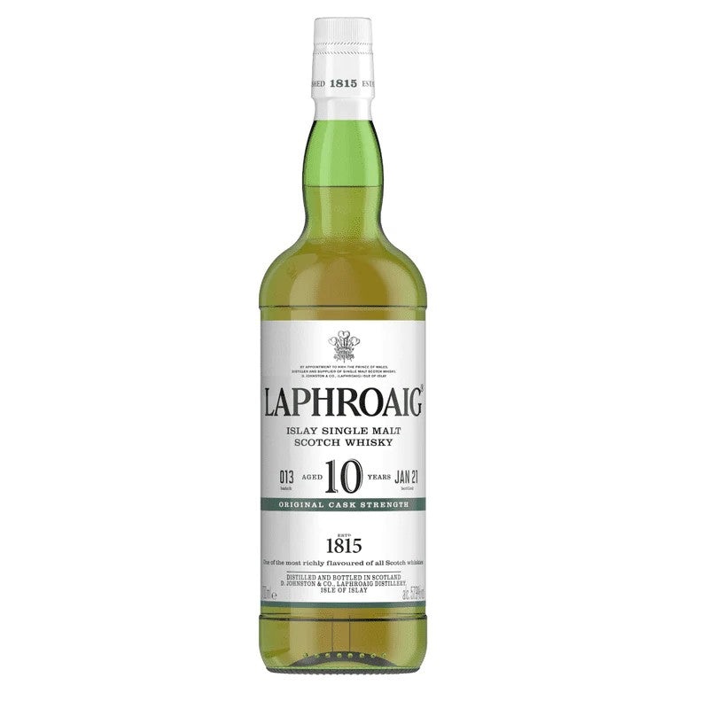 Laphroaig 10 Year Old Cask Strength Batch #013 Islay Single Malt Scotch Whisky 750ML BTL