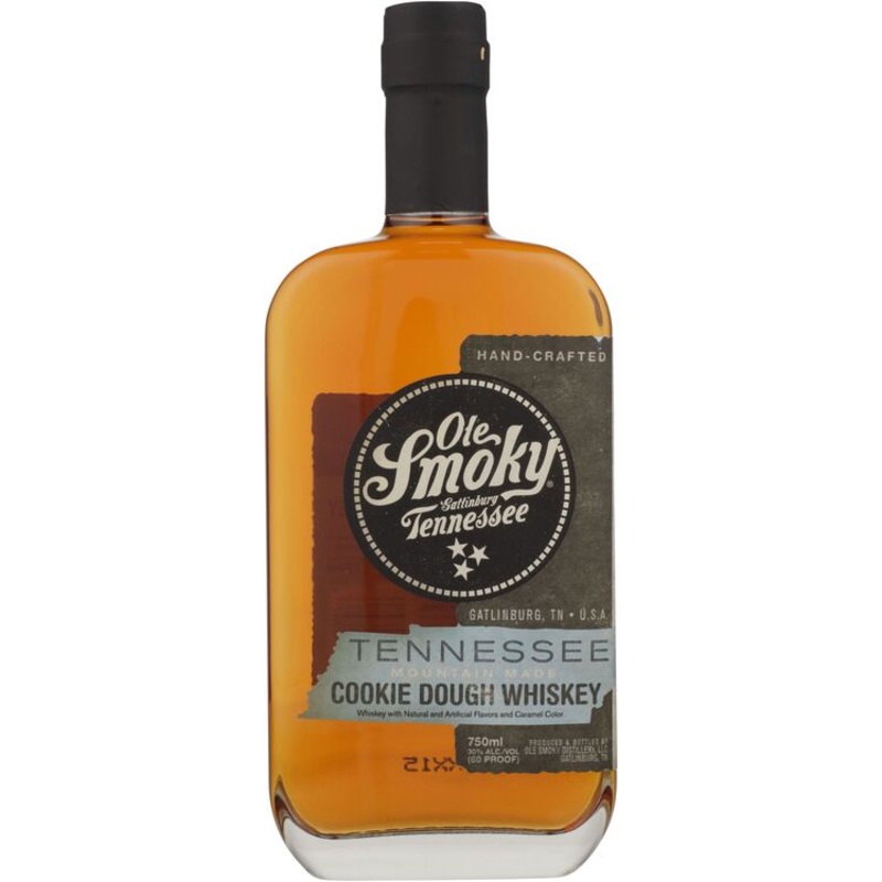 OLE SMOKY MOUNTAIN MADE COOKIE DOUGH FLAVORED WHISKEY 60 750ML 750ML