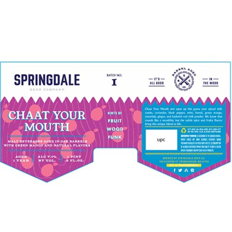 Springdale Chaat Your Mouth 500ML CAN