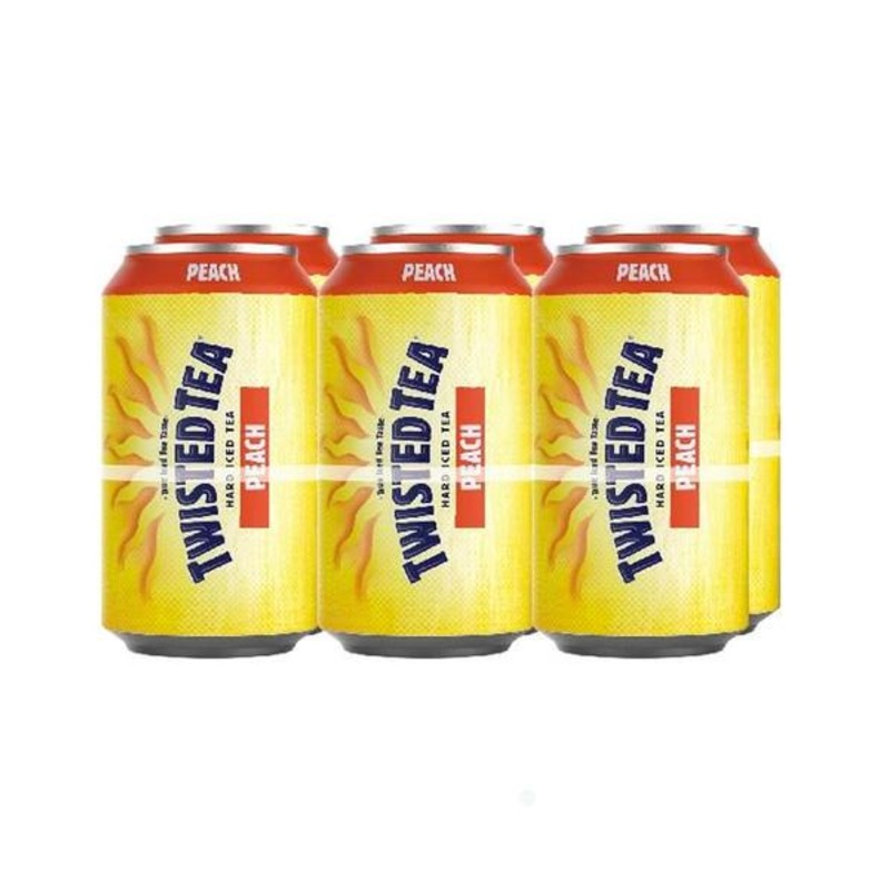 TWISTED TEA PEACH ICED TEA 6PK