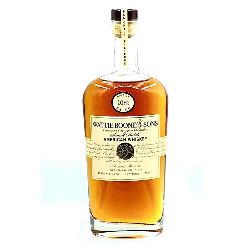 Wattie Boone & Sons 10 Year Old Small Batch American Whiskey 750ML BTL
