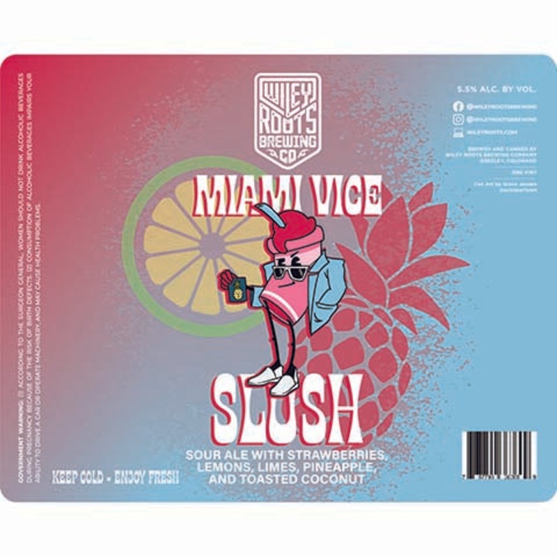 Wiley Roots Miami Vice Slush Sour Ale 16OZ SINGLE CAN
