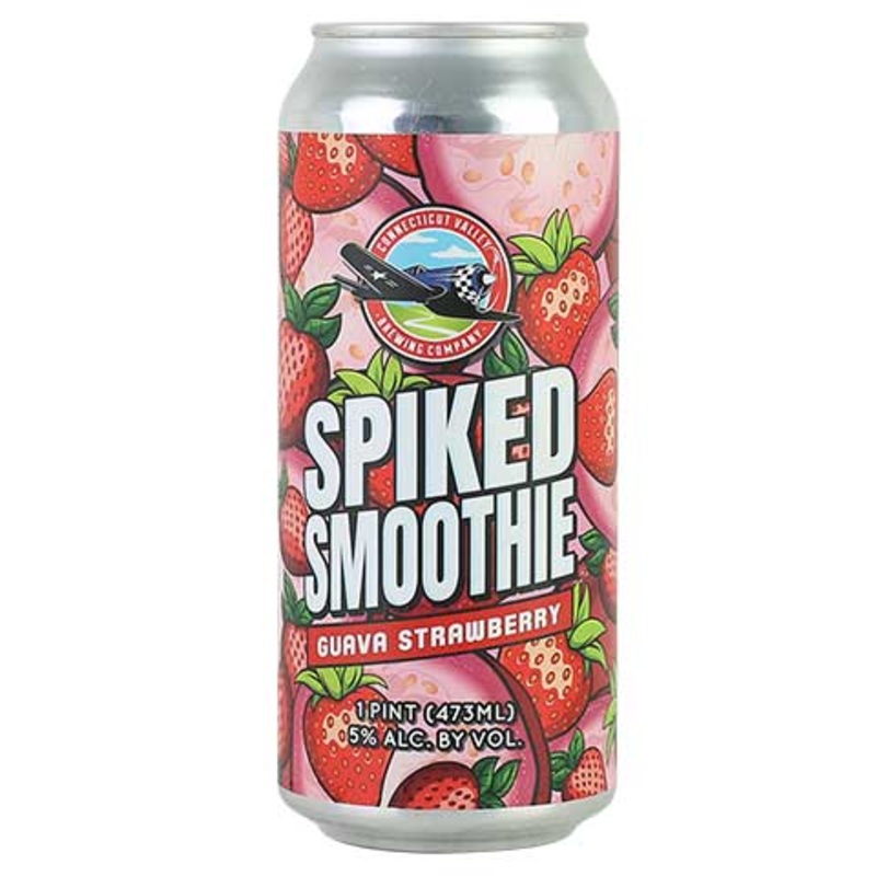 Connecticut Valley Spiked Smoothie Strawberry Guava 16OZ SINGLE CAN