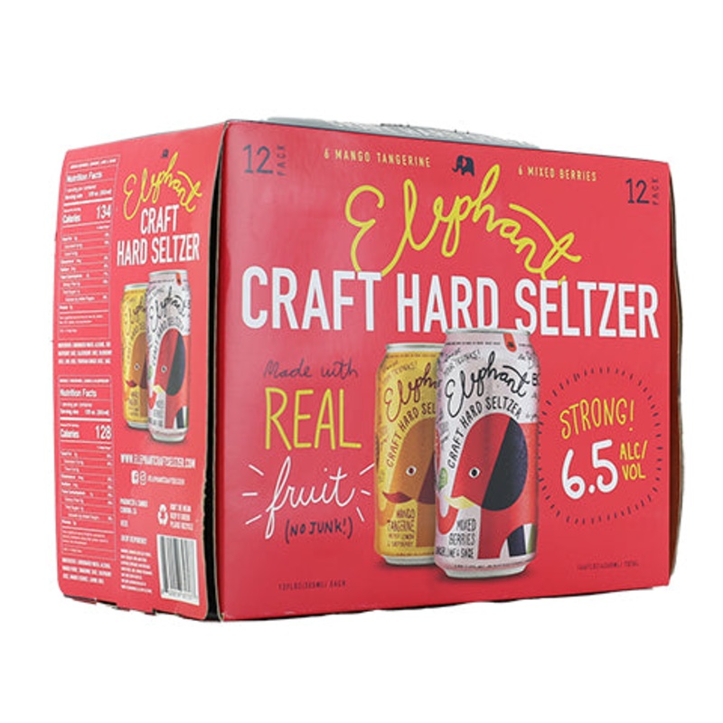 Elephant Craft Hard Seltzer Variety Pack 12PK 12OZ CAN