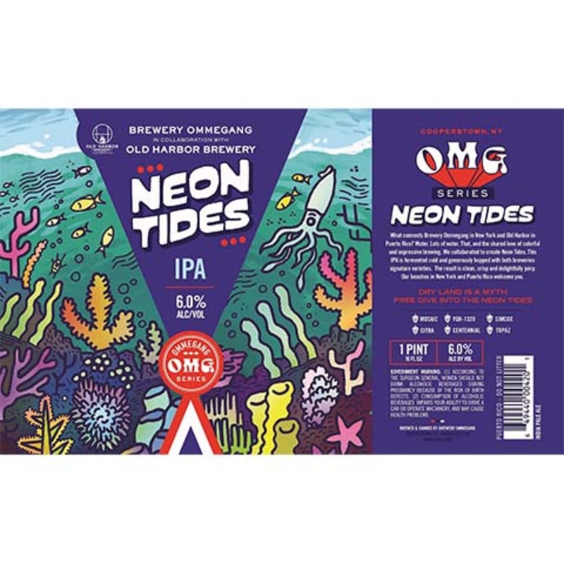 Ommegang Neon Tides IPA 16OZ SINGLE CAN