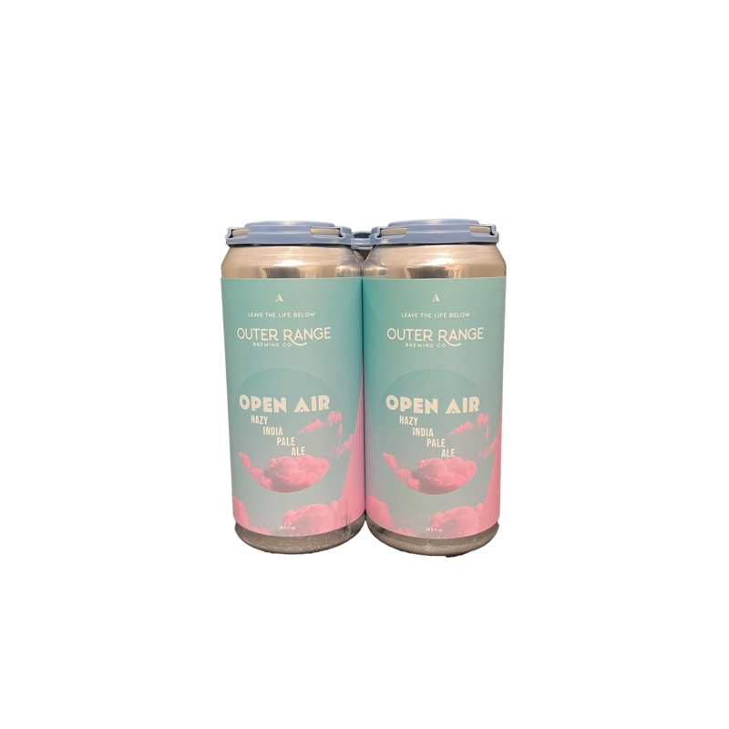 Outer Range Open Air Hazy IPA 4 Pack Cans