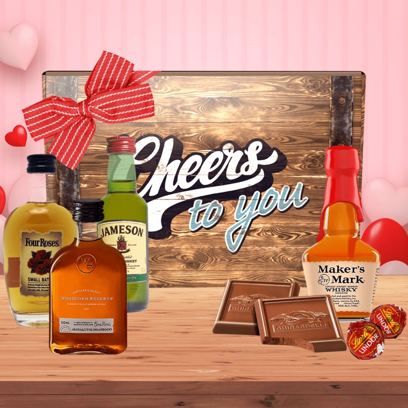 Whiskey + Chocolate Valentines Day Sampler