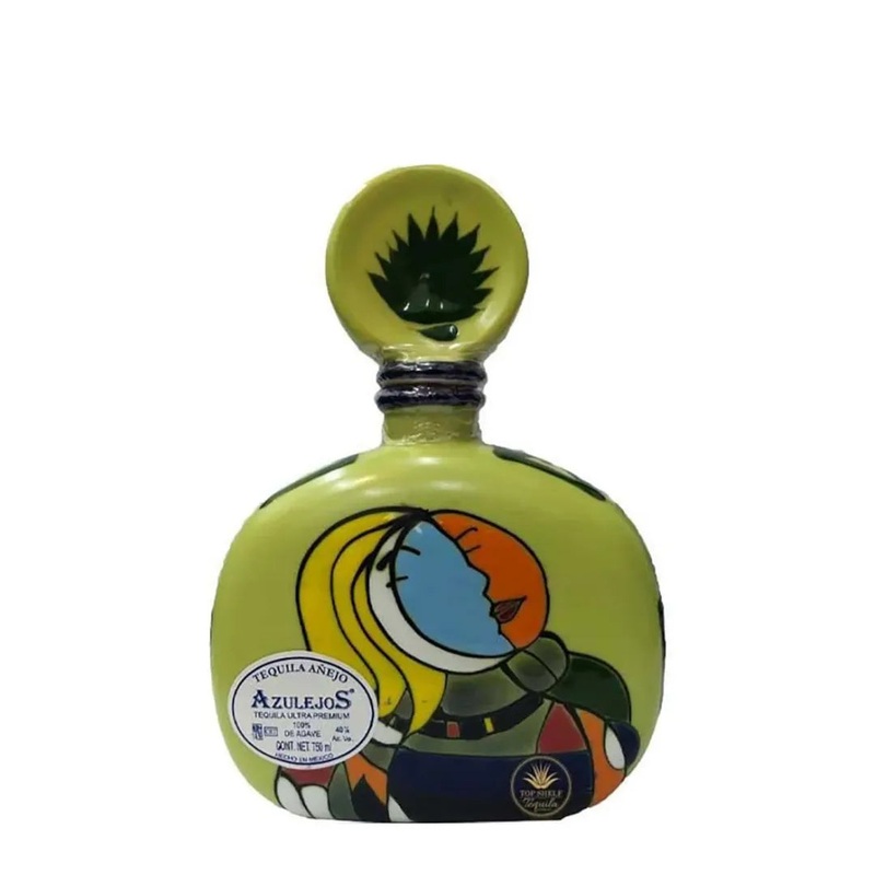 Azulejos Ultra Premium Tequila Aejo Tequila 750mL (Green)