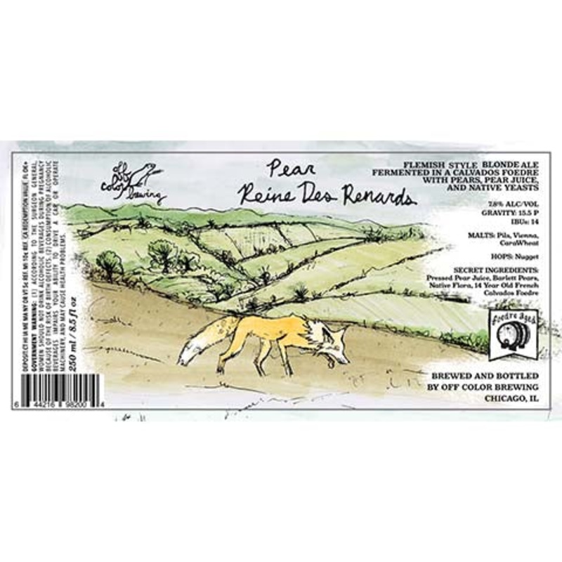 Off Color Pear Reine Des Renards Blonde Ale 250ML BTL