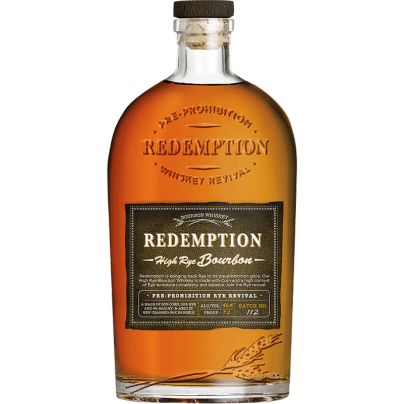 Redemption High Rye Bourbon Whiskey