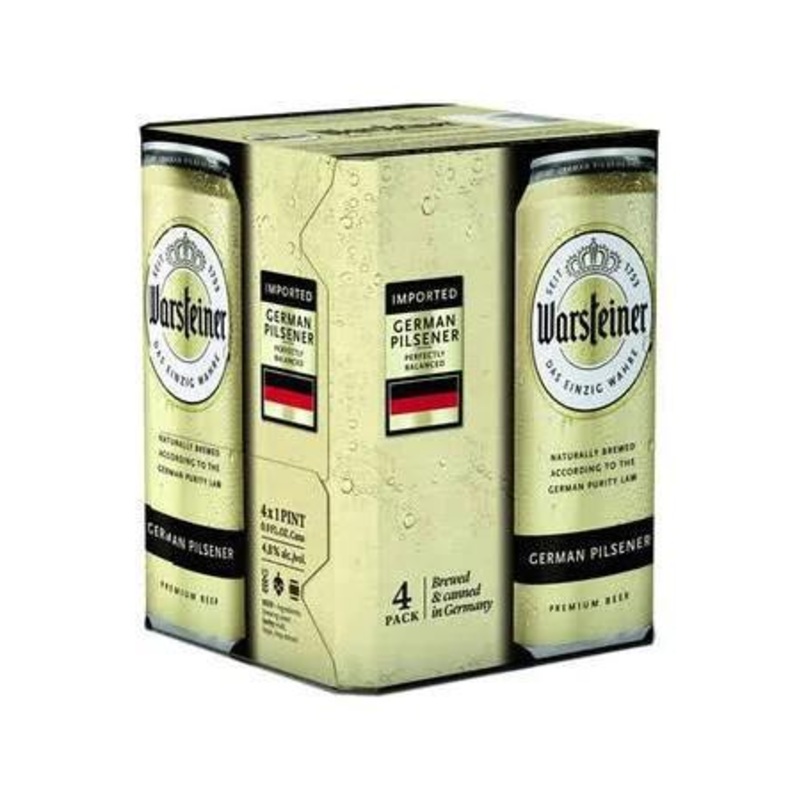 Beer IM Warsteiner 4pk Cans