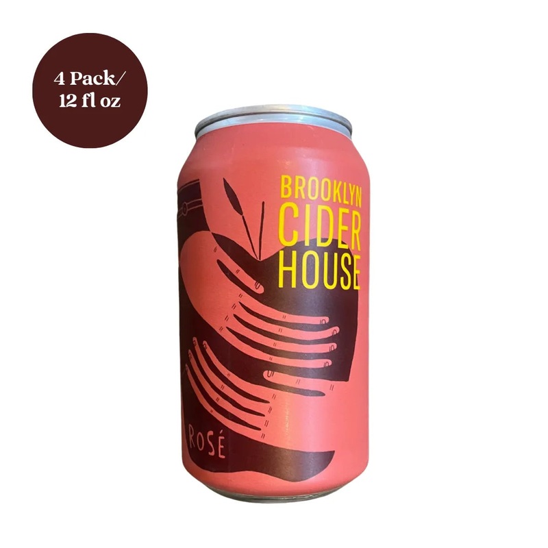 Brooklyn Cider House Rose Hard Cider 4pk 12 fl oz Can