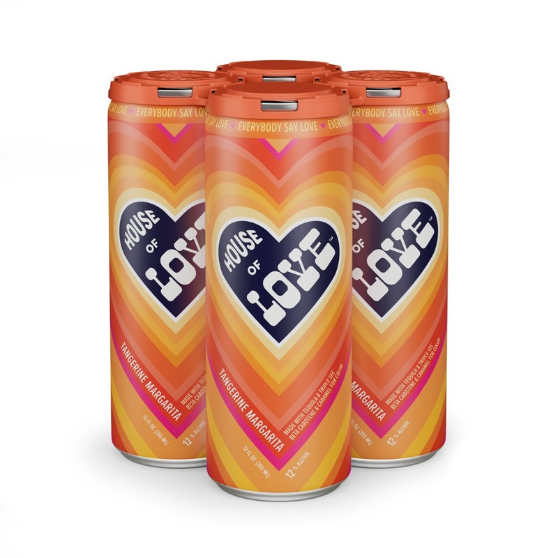 House Of Love Cocktails – Tangerine Margarita 4 Pack