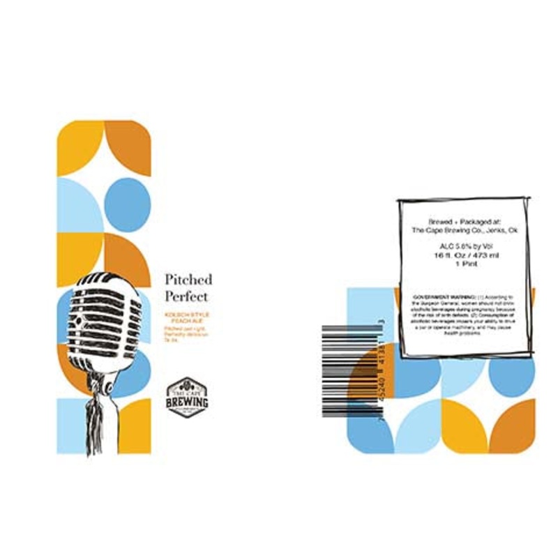 Pitched Perfect Kolsch Style Peach Ale 16OZ SINGLE CAN