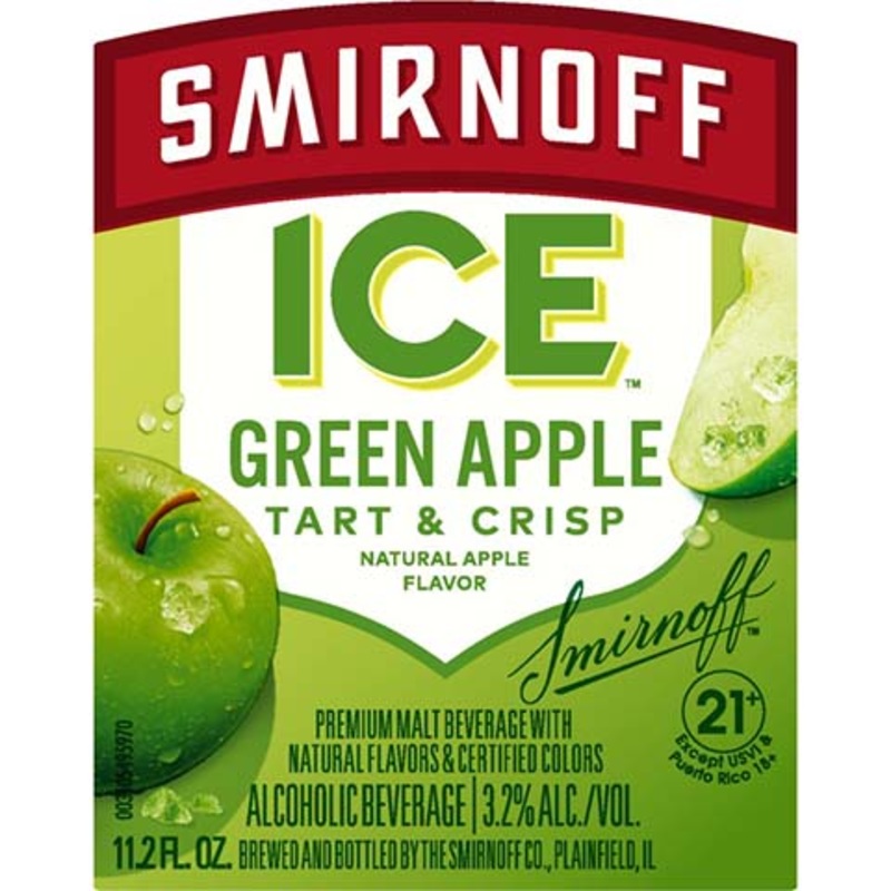 Smirnoff Ice Green Apple 12OZ BTL