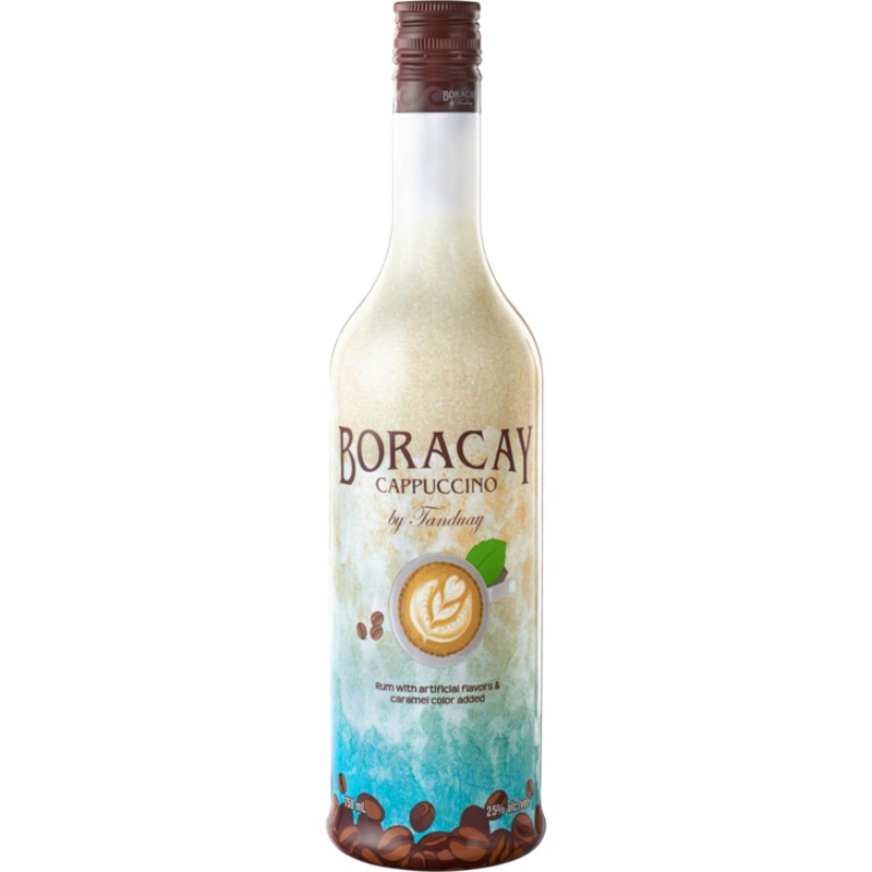 BORACAY CAPPUCCINO FLAVORED RUM 50 750ML 750ML