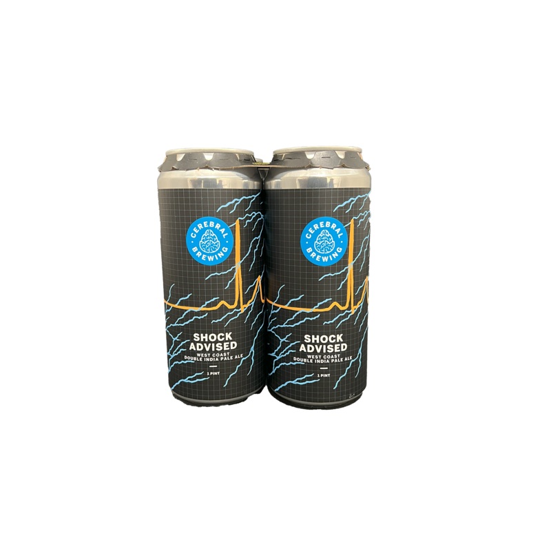 Cerebral Shock Advised WCDIPA 4 Pack Cans