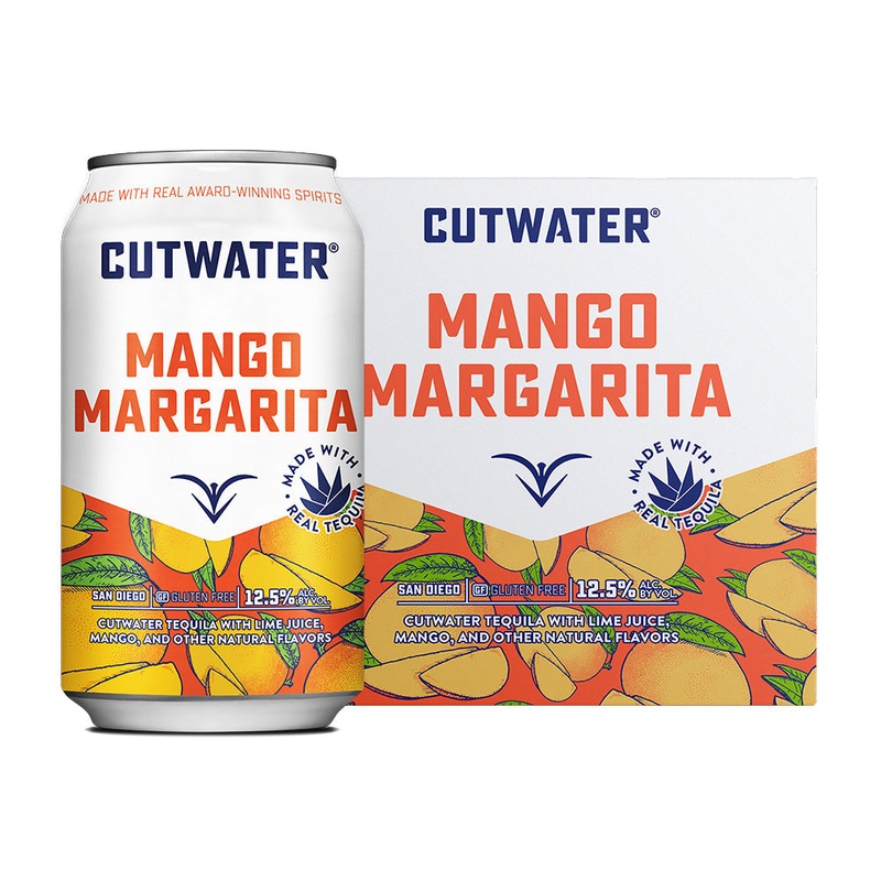 Cutwater Mango Margarita 4 x 12oz Cans
