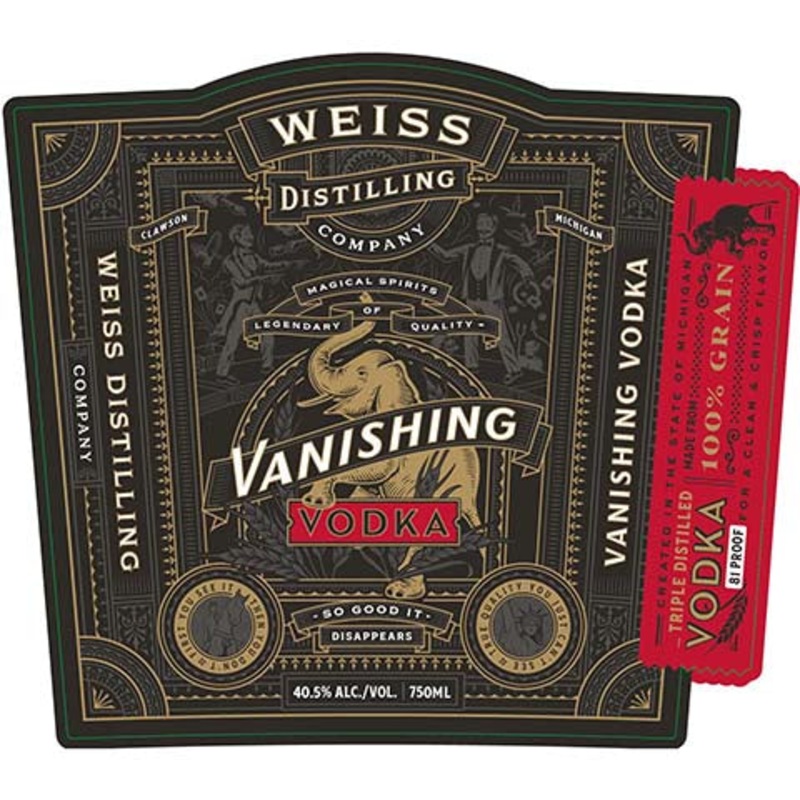 Weiss Vanishing Vodka 750ML BTL