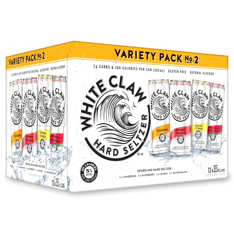 WHITE CLAW HARD SELTZER MIXER NO 2 355ML 12PK CAN @ MacTaggart Ridge [1039502] 4260 ml