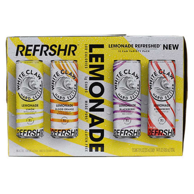 White Claw Lemonade Refreshed Variety Pack 12PK 12OZ CAN