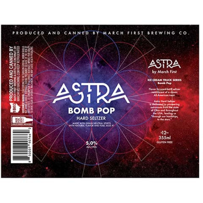 Astra Bomb Pop Hard Seltzer 12OZ SINGLE CAN