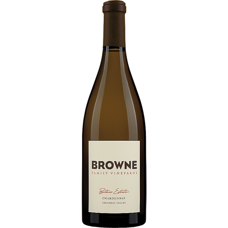 BROWNE FAMILY VINEYARDS CHARDONNAY BITNER ESTATE COLUMBIA VALLEY 2020 750ML 750ML