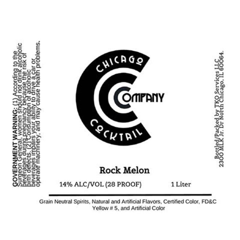 Chicago Cocktail Company Rock Melon 1L BTL