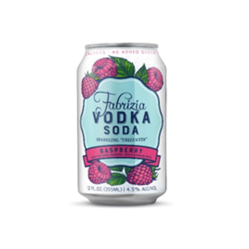 Cocktail Fabrizia 4pk Vodka Soda Raspberry