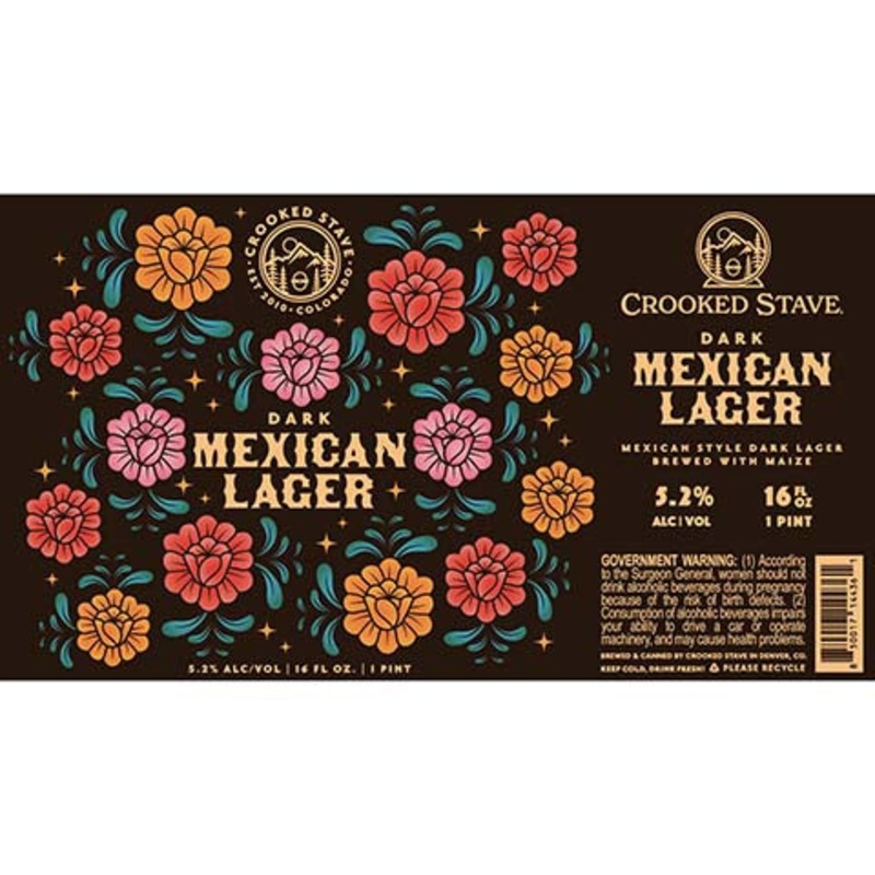 Crooked Stave Dark Mexican Lager 16OZ SINGLE CAN