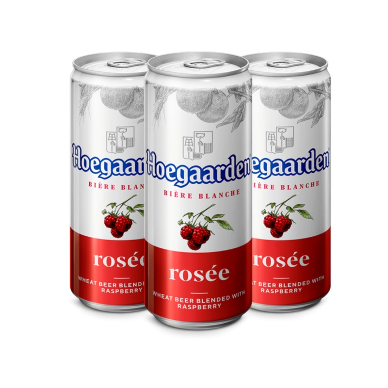 Hoegaarden Rose Beer 330ml Can x3