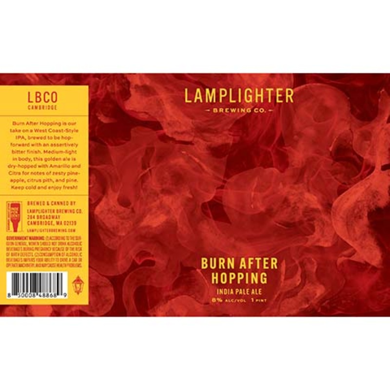 Lamplighter Burn After Hopping IPA 16OZ SINGLE CAN