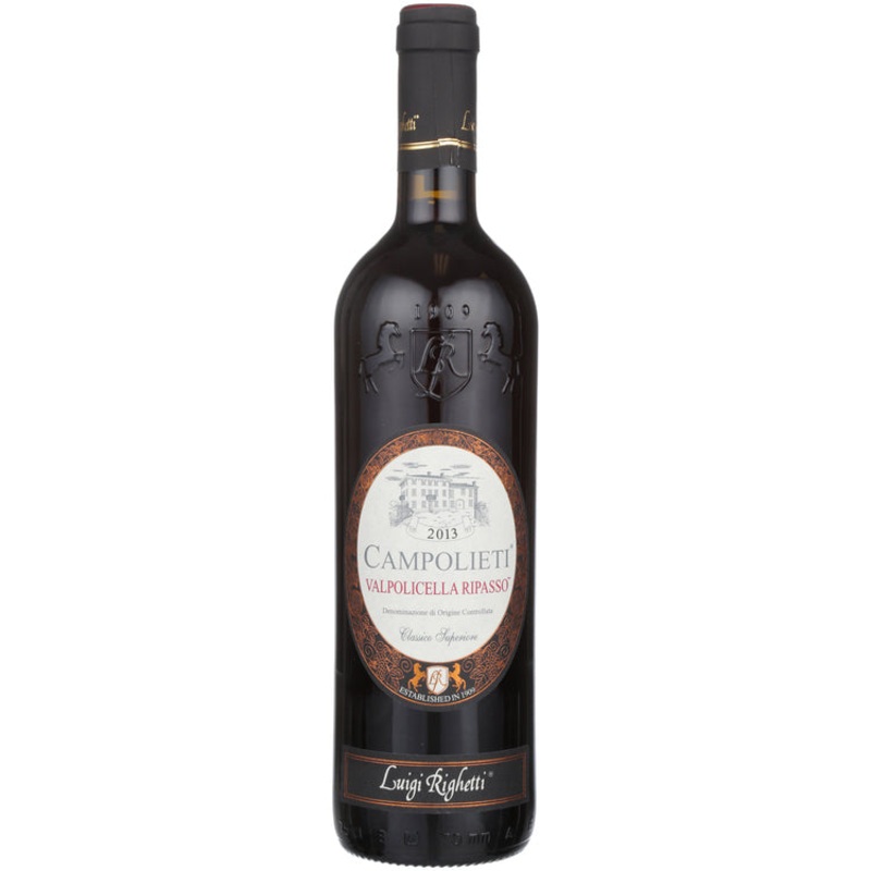 LUIGI RIGHETTI VALPOLICELLA CLASSICO SUPERIORE RIPASSO CAMPOLIETI 750ML 750ML