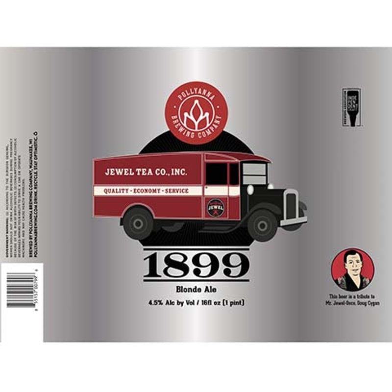 Pollyanna 1899 Blonde Ale 16OZ SINGLE CAN