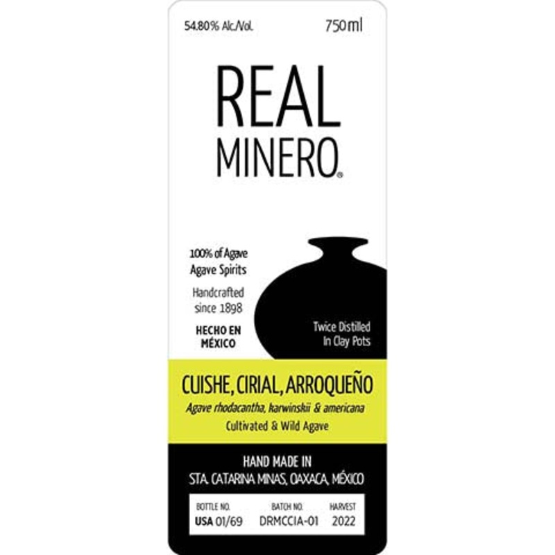 Real Minero Cuishe, Cirial, Arroqueno 750ML BTL