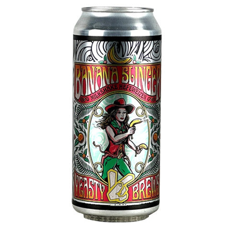 Yeasty Brews Banana Slinger Milkshake Hefeweizen 16OZ SINGLE CAN