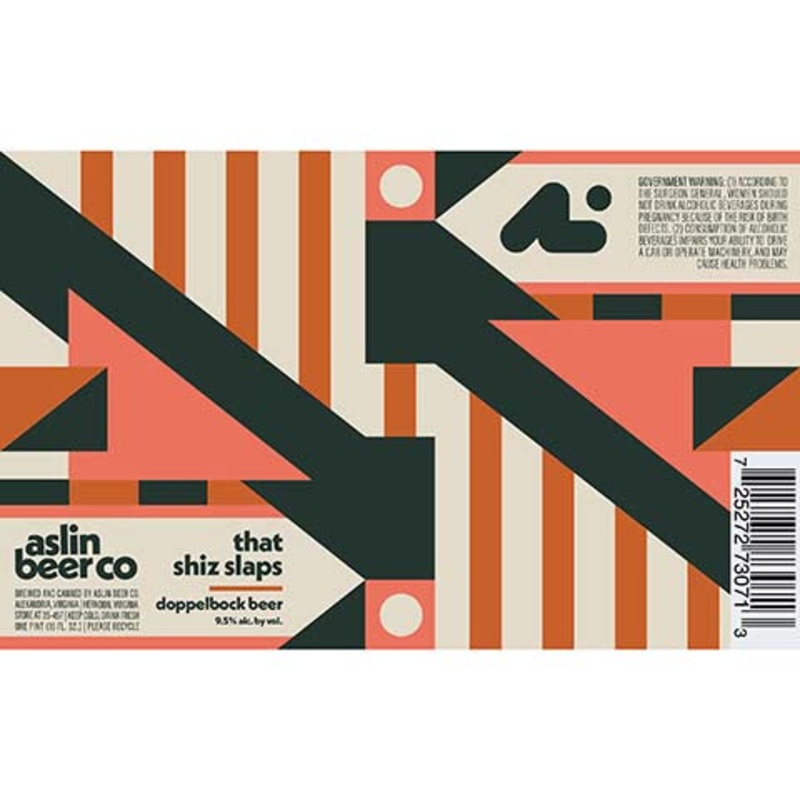 Aslin That Shiz Slaps Doppelbock Beer 16OZ SINGLE CAN