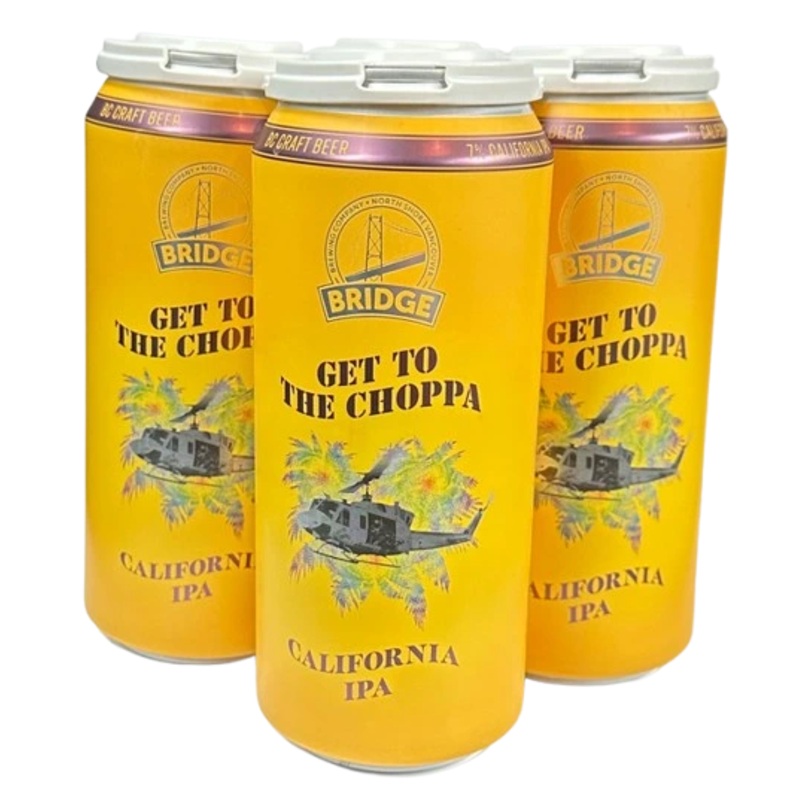 BRIDGE GET TO THE CHOPPA CALIFORNIA IPA 473ML 4PK CAN @ Kelowna [1055149] 1892 ml