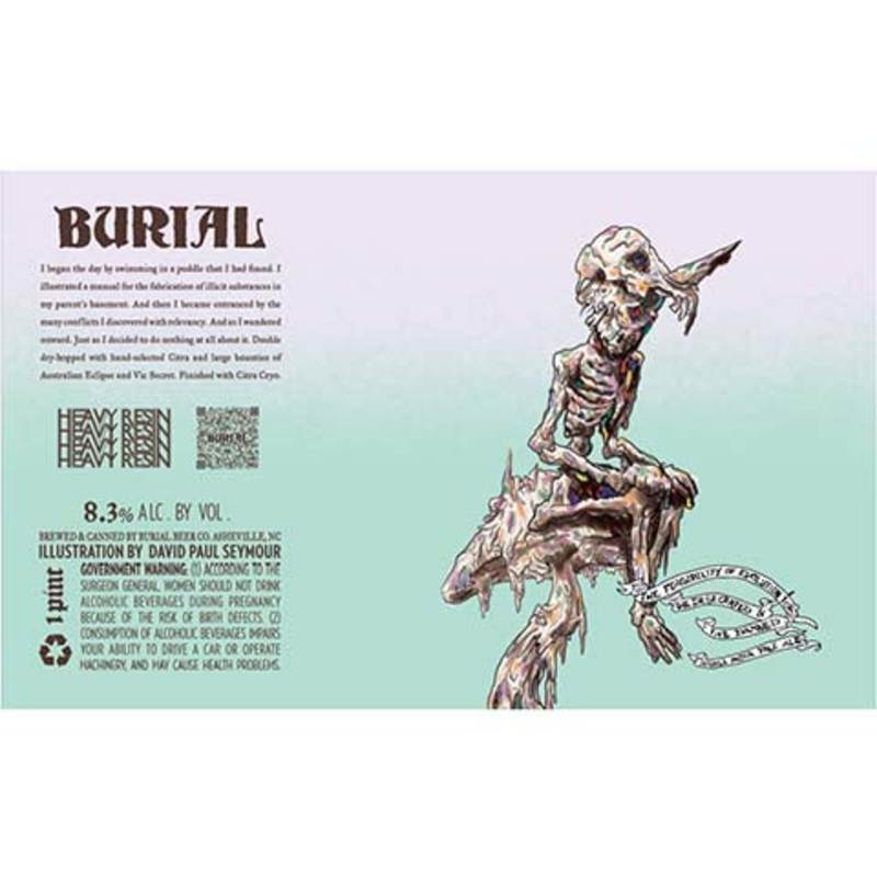 Burial The Feasibility of Evolution for The Desecrated & The Damned DIPA 16OZ SINGLE CAN