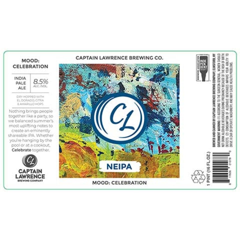 Captain Lawrence Mood: Celebration NEIPA 16OZ SINGLE CAN