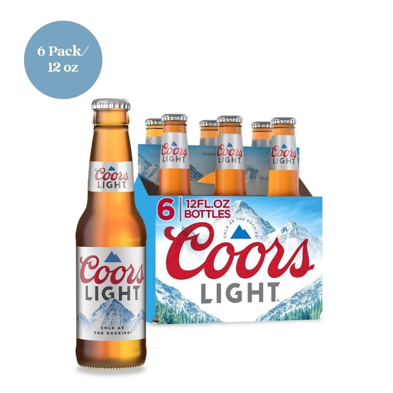 Coors Light Beer 6pk 12 fl oz Bottles