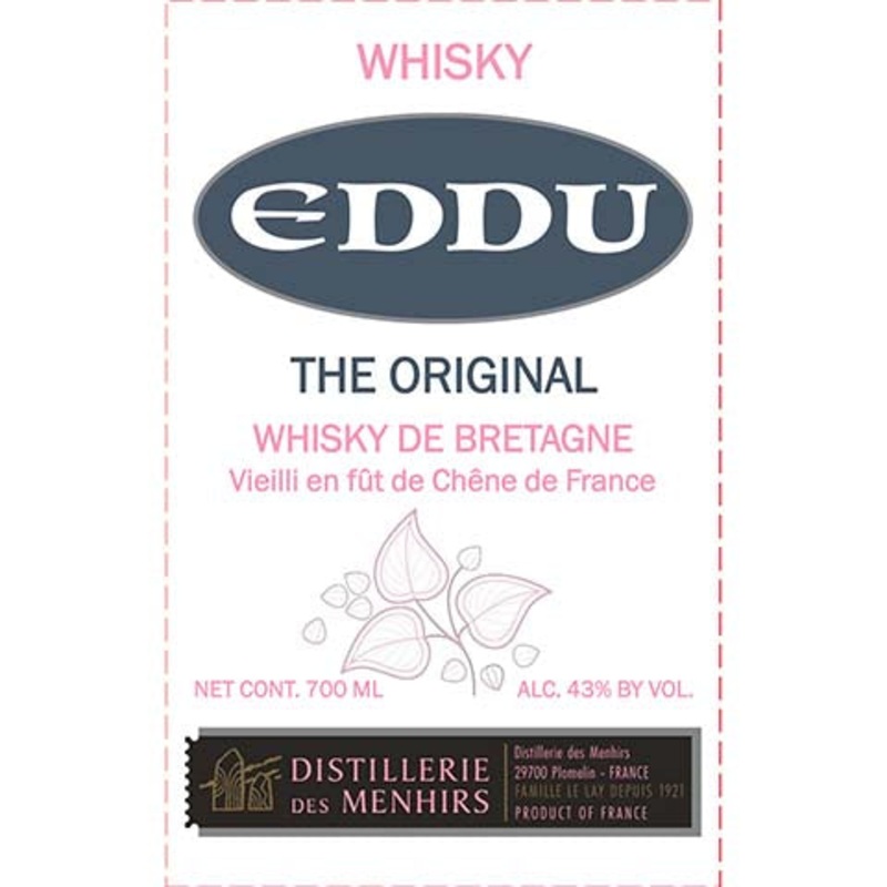 Eddu The Original Whisky De Bretagne 700ML BTL