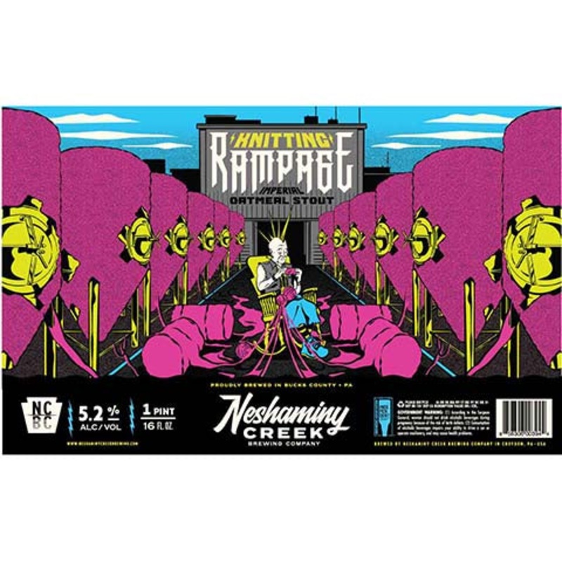 Neshaminy Creek Knitting Rampage Imperial Oatmeal Stout 16OZ SINGLE CAN