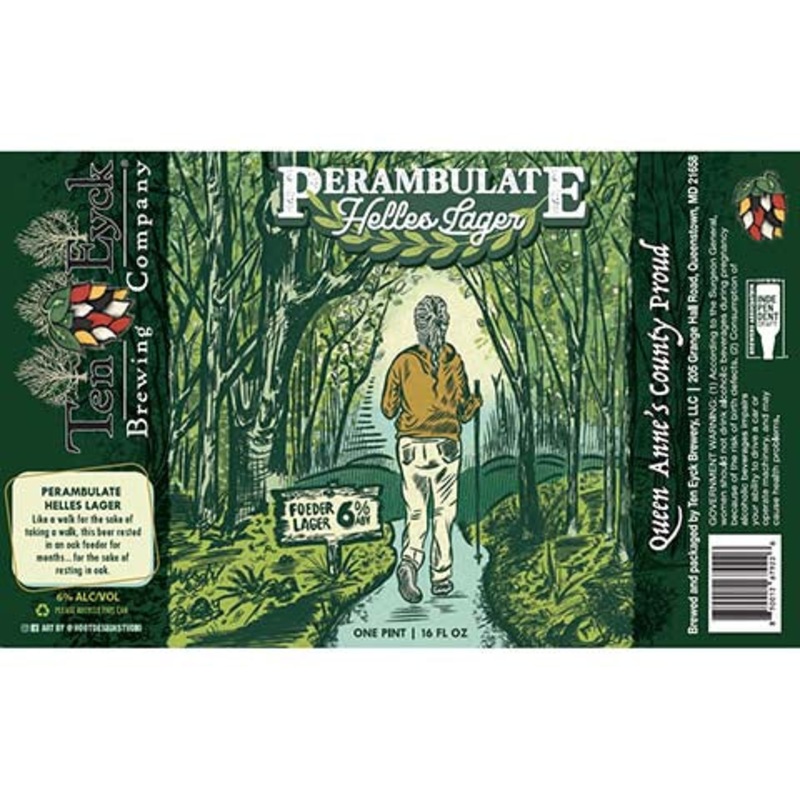 Ten Eyck Perambulate Helles Lager 16OZ SINGLE CAN