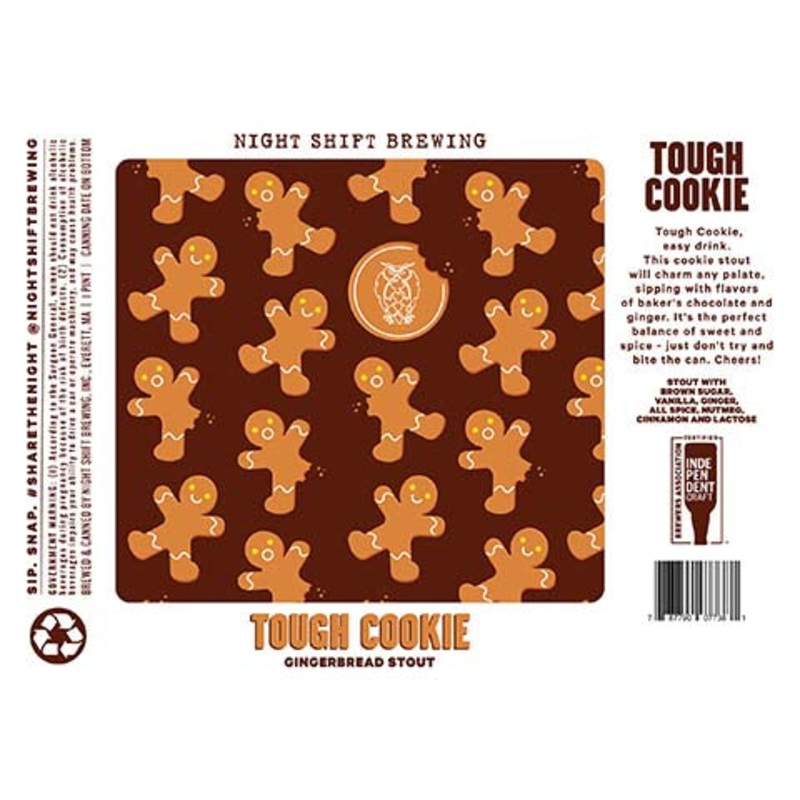 Tough Cookie Gingerbread Stout 16OZ SINGLE CAN